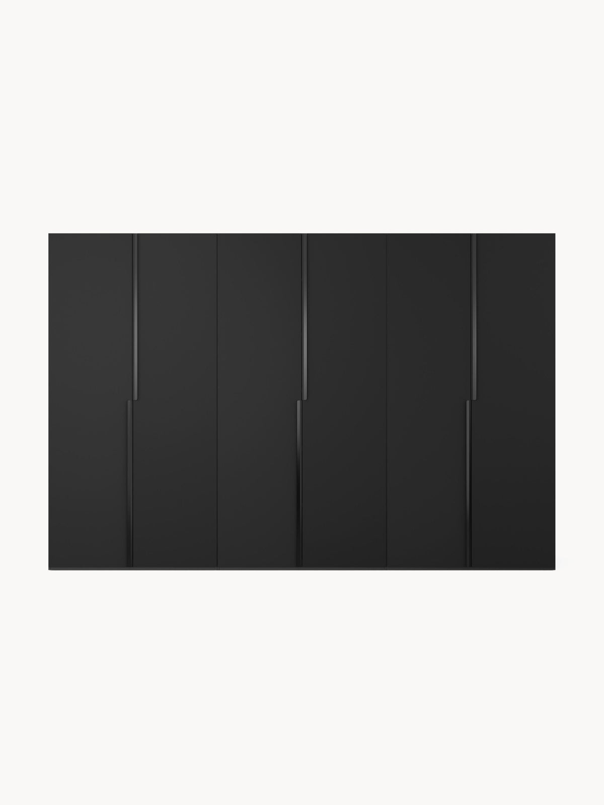 Lenveno Modular Hinged-Door Wardrobe, 300 cm Wide, in Various Sizes
