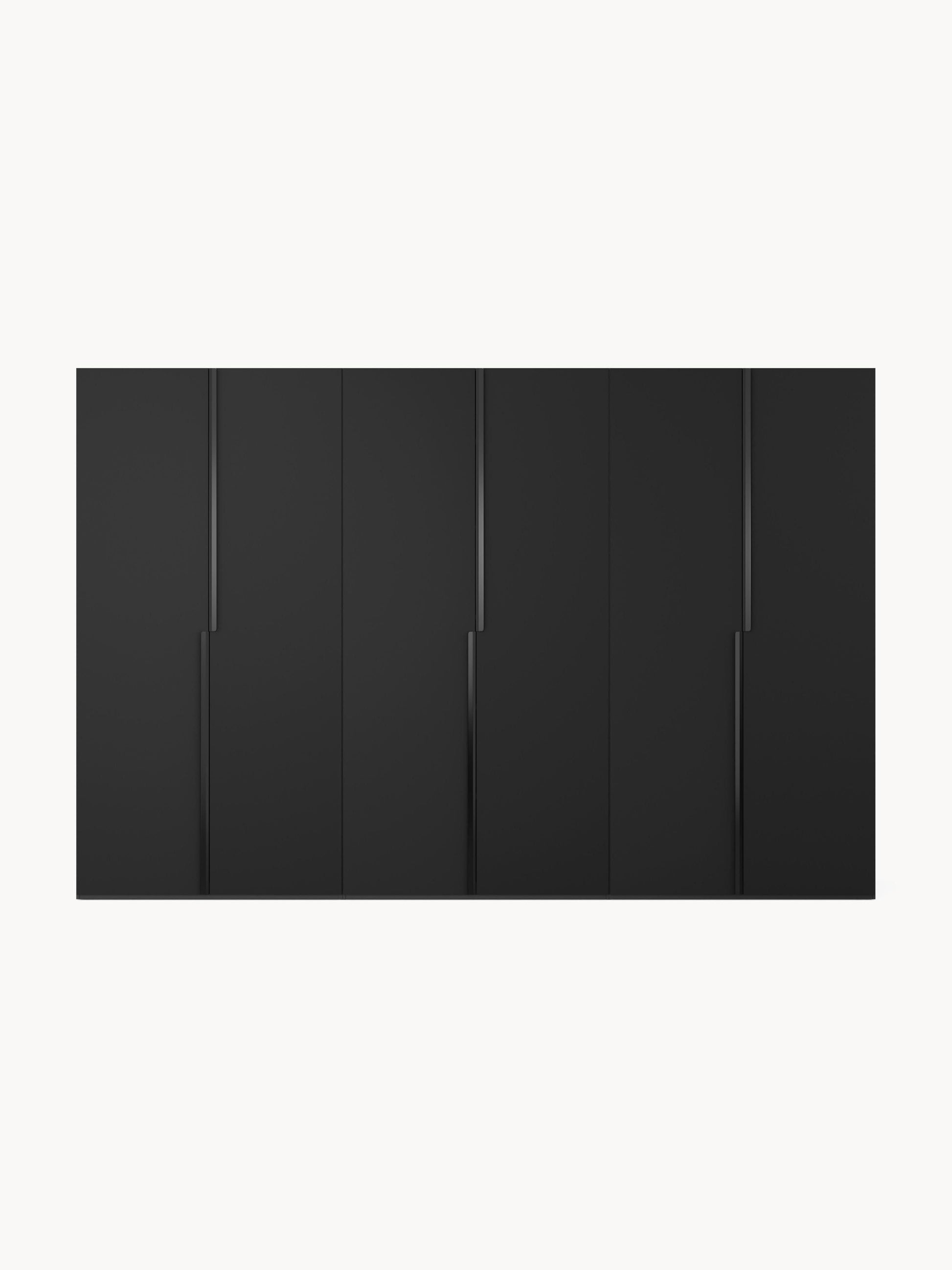 Lenveno Modular Hinged-Door Wardrobe, 300 cm Wide, in Various Sizes