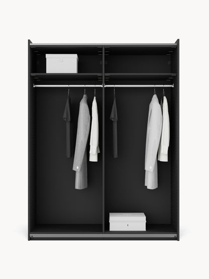 Lenveno Modular Sliding-Door Wardrobe, 150 cm Wide, in Various Sizes