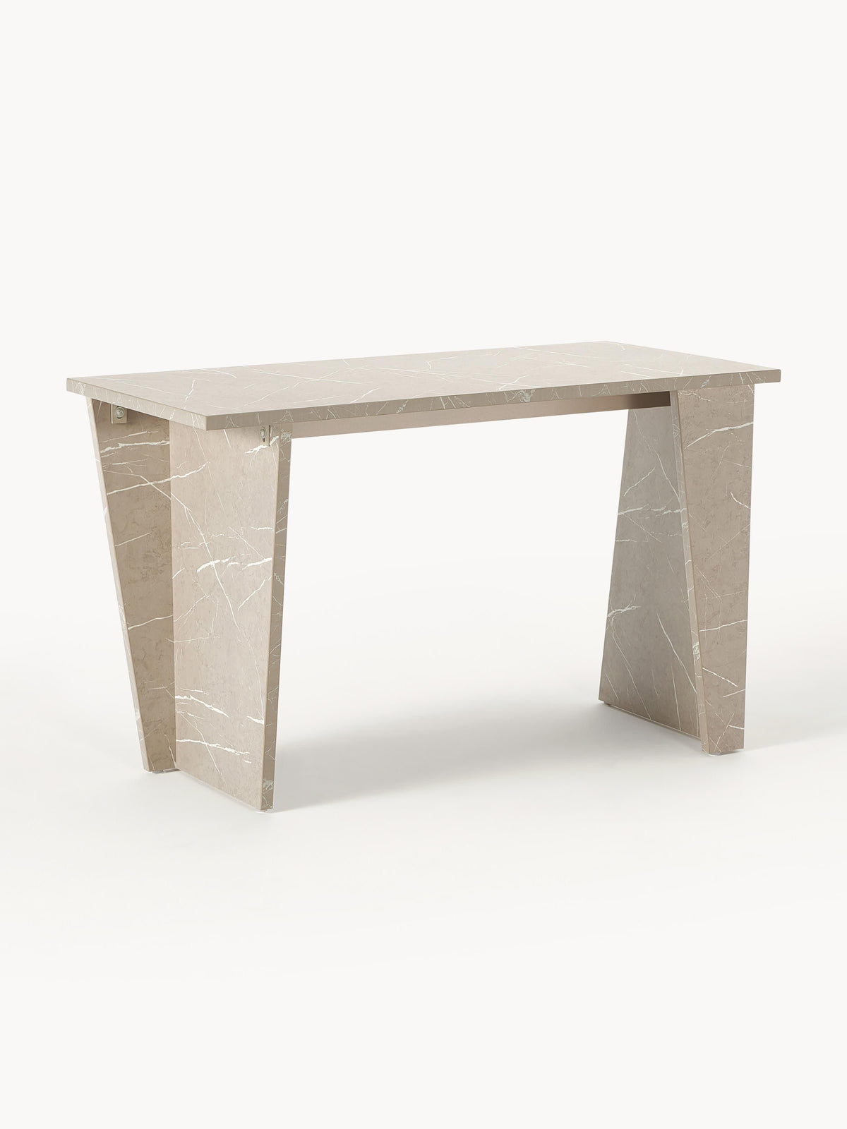Liaquil Travertine-Look Desk