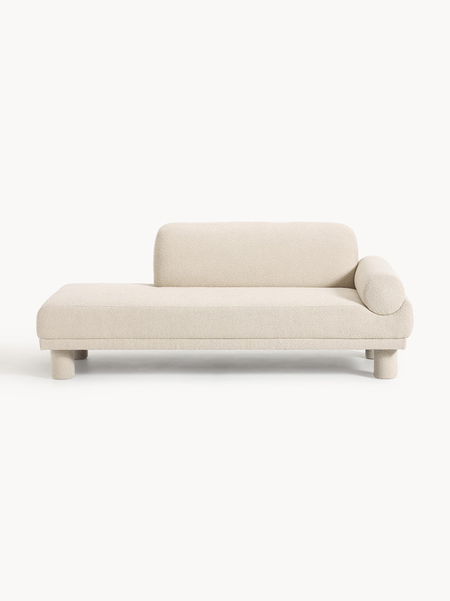 Lilisto Ottoman in Bouclé