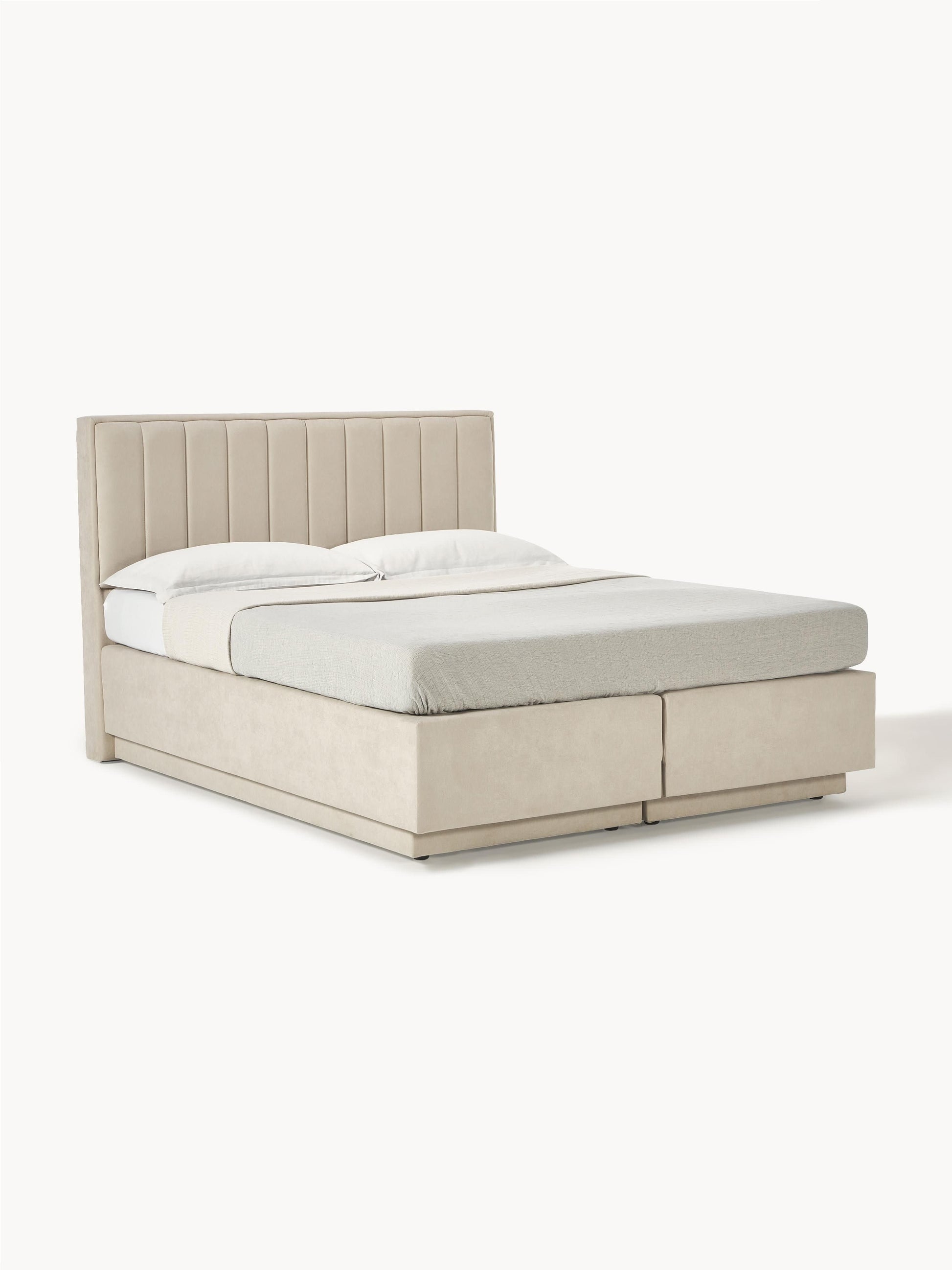 Livmeno Box Spring Bed with Storage