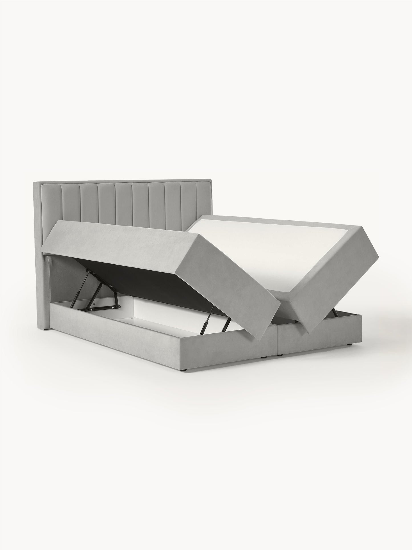 Livmeno Box Spring Bed with Storage
