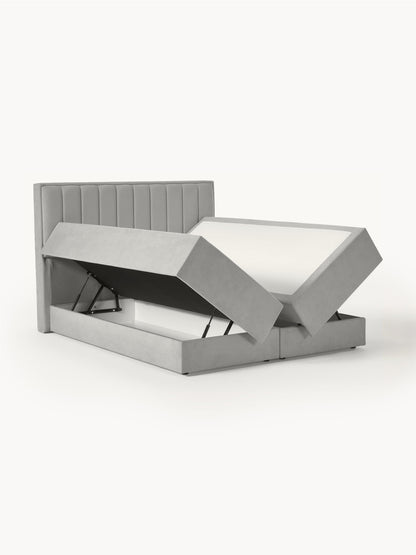 Livmeno Box Spring Bed with Storage
