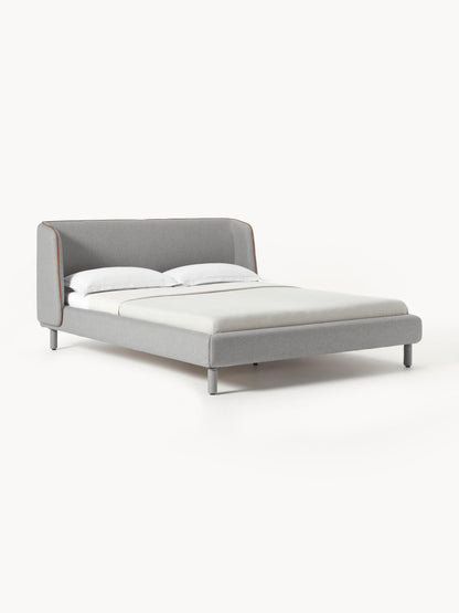 Lumbral Upholstered Bed with Headboard