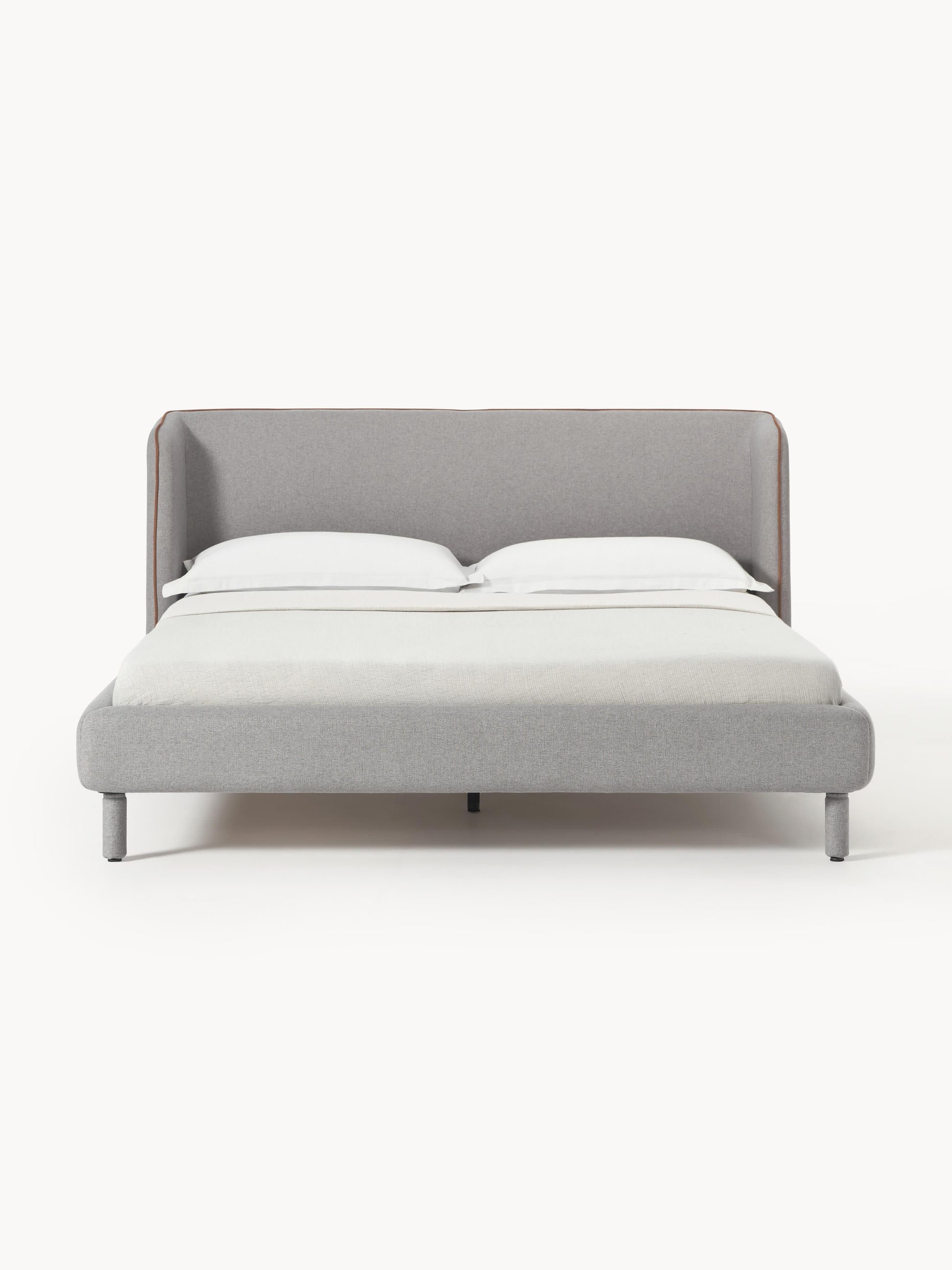 Lumbral Upholstered Bed with Headboard