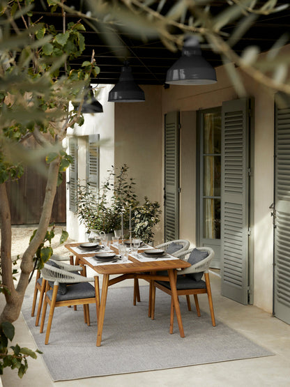 Marseld Acacia Wood Garden Table, 180 x 90 cm