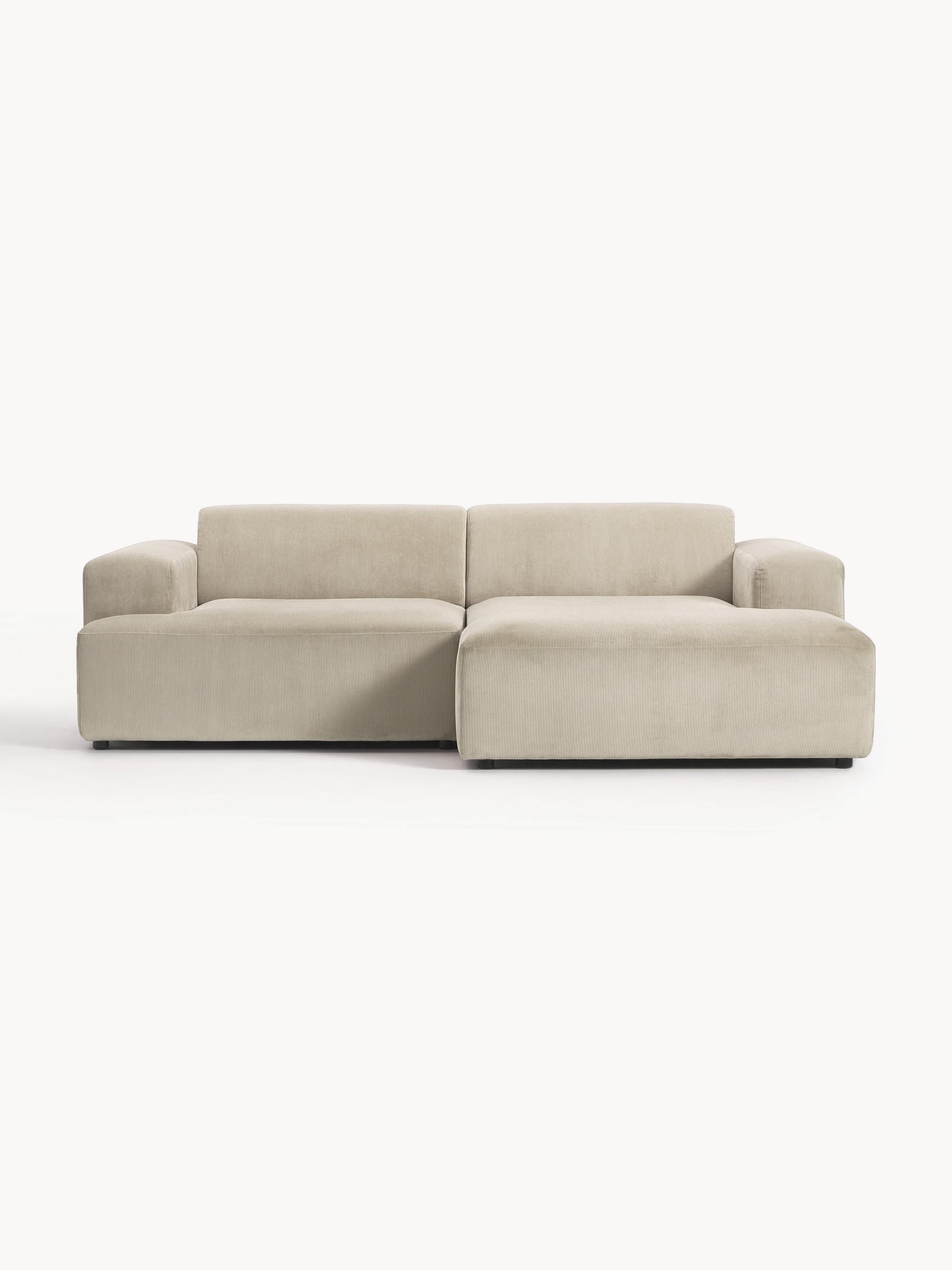 Melvinta Corner Sofa (3-Seater) in Corduroy