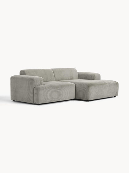 Melvinta Corner Sofa (3-Seater) in Corduroy