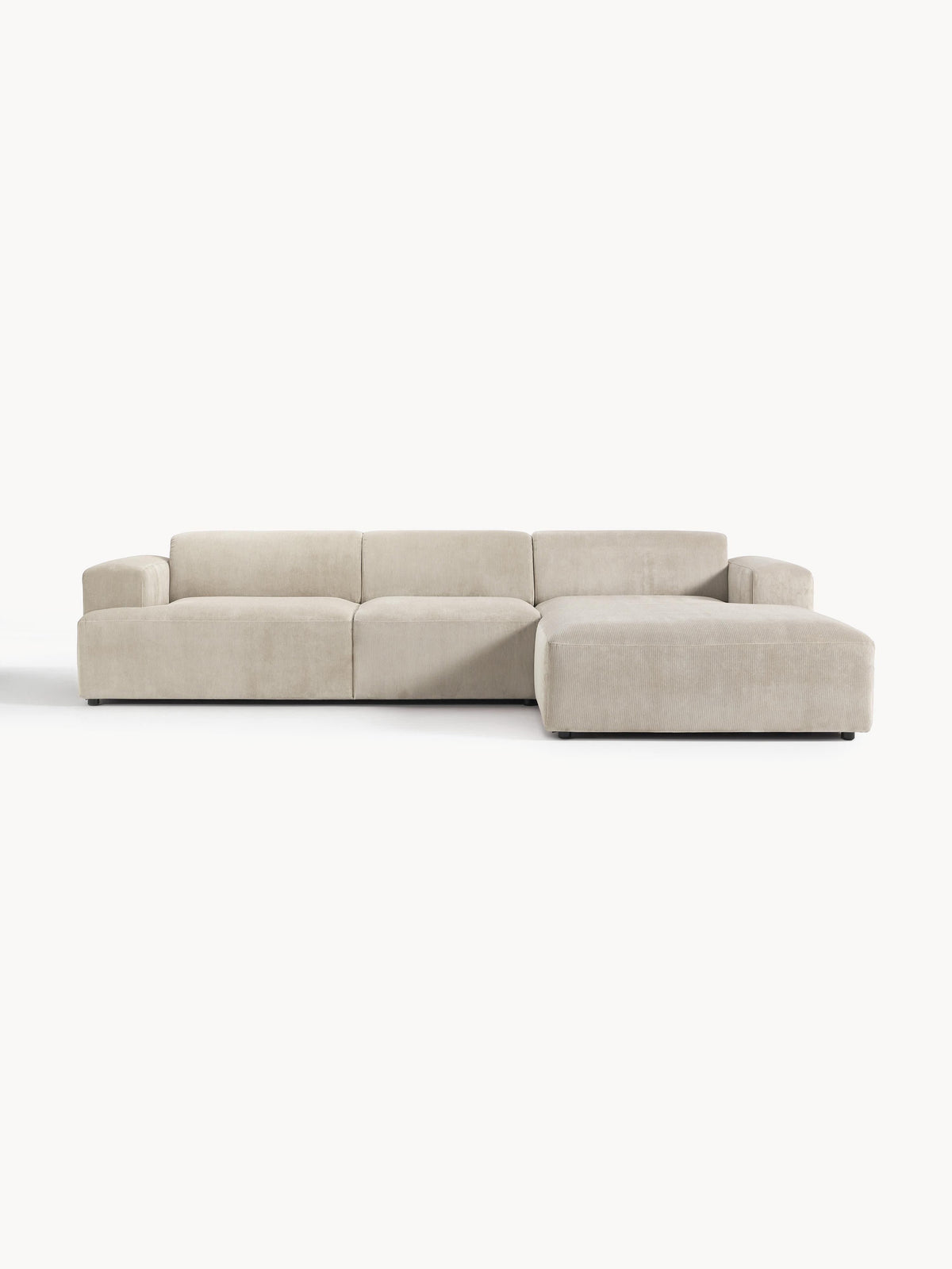 Melvinta Corner Sofa (4-Seater) in Corduroy