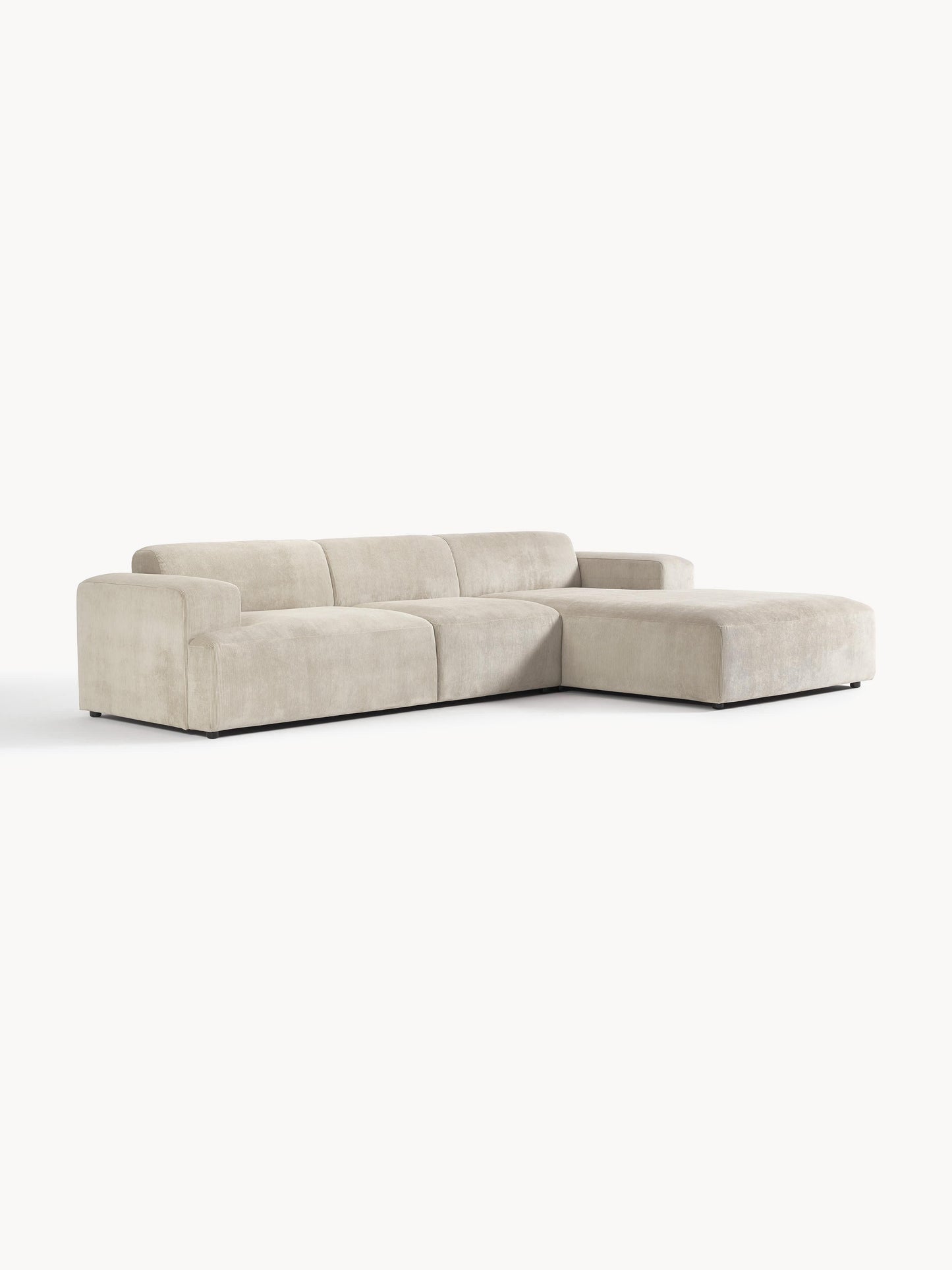 Melvinta Corner Sofa (4-Seater) in Corduroy