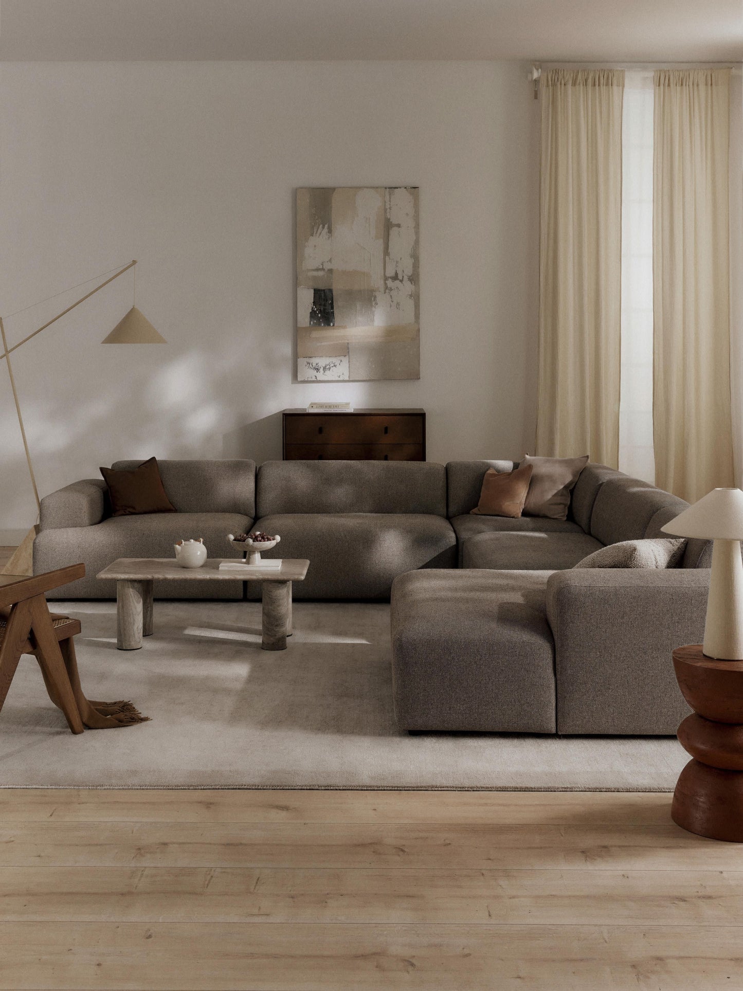 Melvinta Corner Sofa, XL