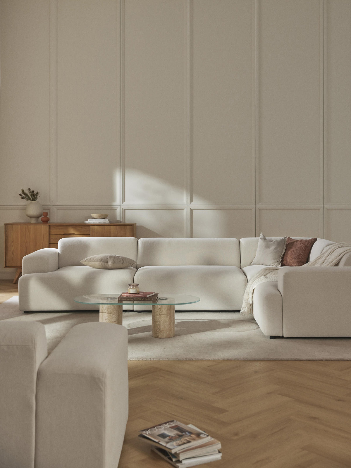 Melvinta Large Corner Sofa, 4-Seater