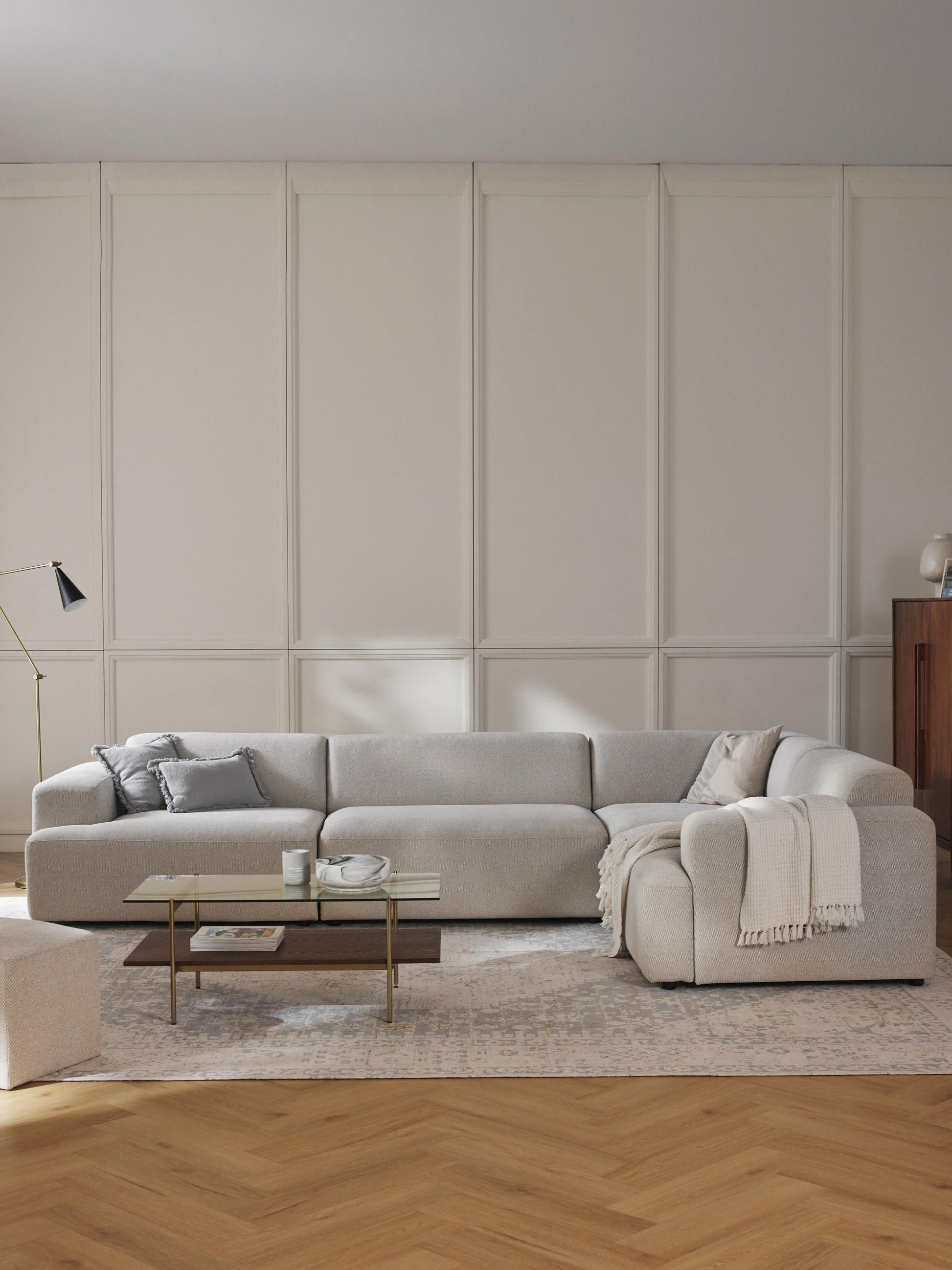 Melvinta Large Corner Sofa, 4-Seater