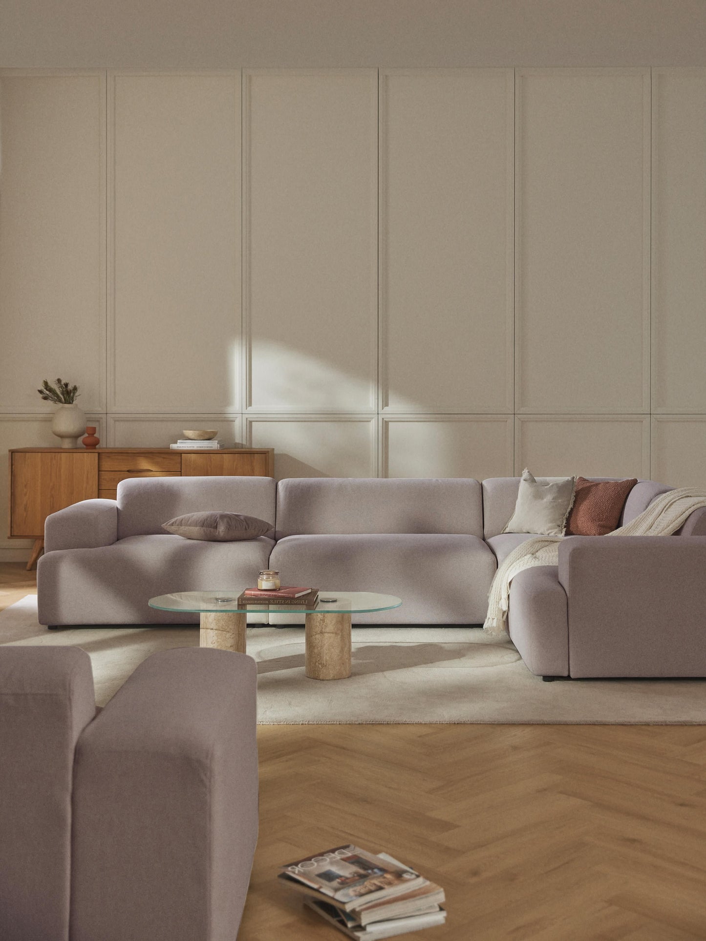 Melvinta Large Corner Sofa, 4-Seater