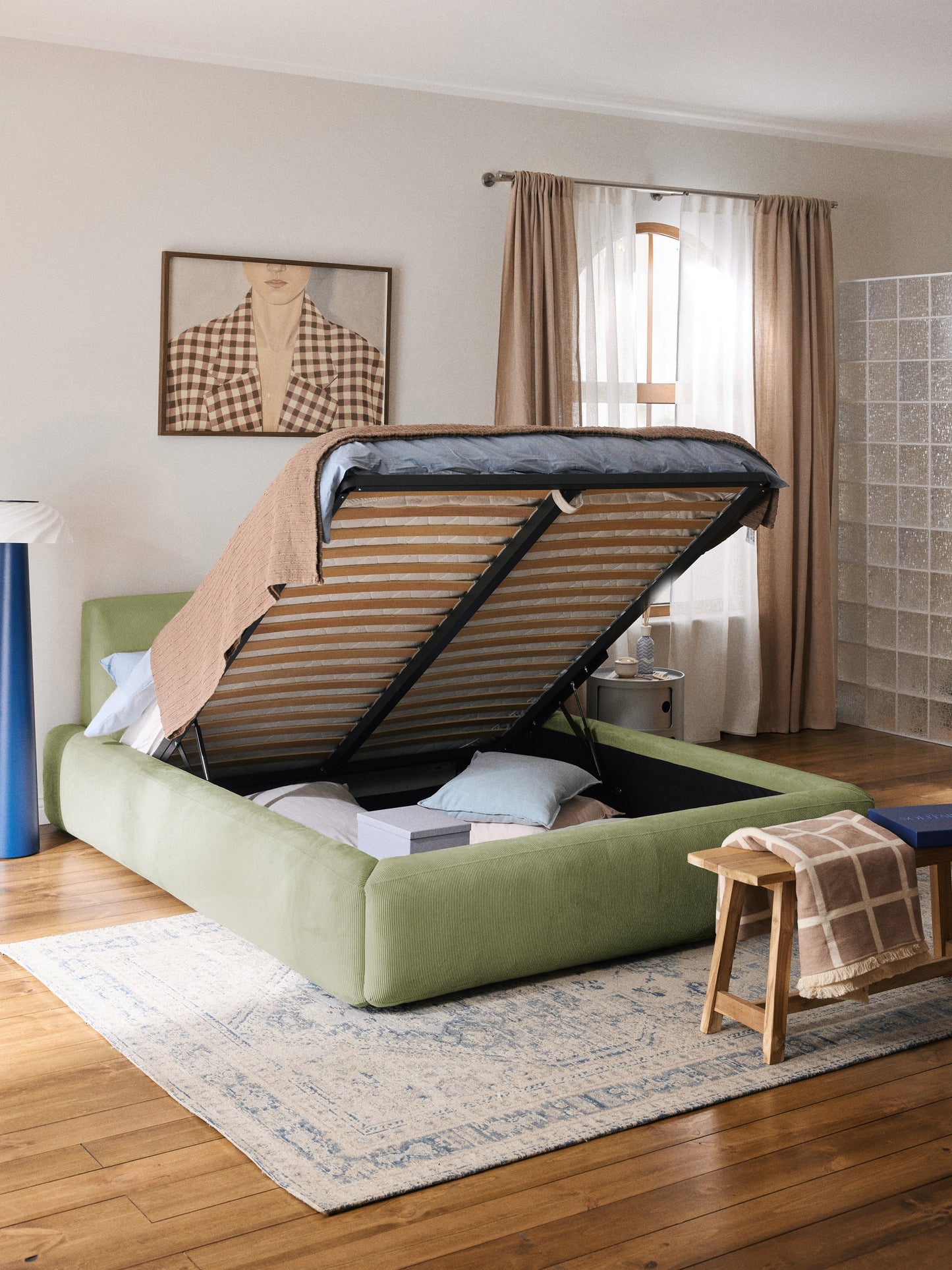 Melvinta Upholstered Storage Bed