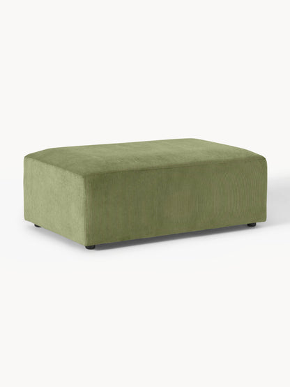 Melvinta XL Corduroy Ottoman, W 116 x D 72 cm