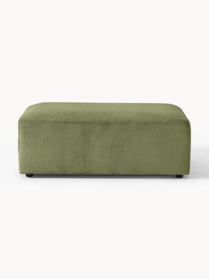 Melvinta XL Corduroy Ottoman, W 116 x D 72 cm