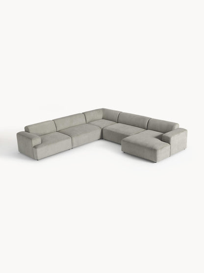 Melvinta XL Corner Sofa in Corduroy