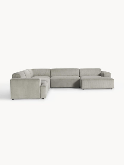 Melvinta XL Corner Sofa in Corduroy