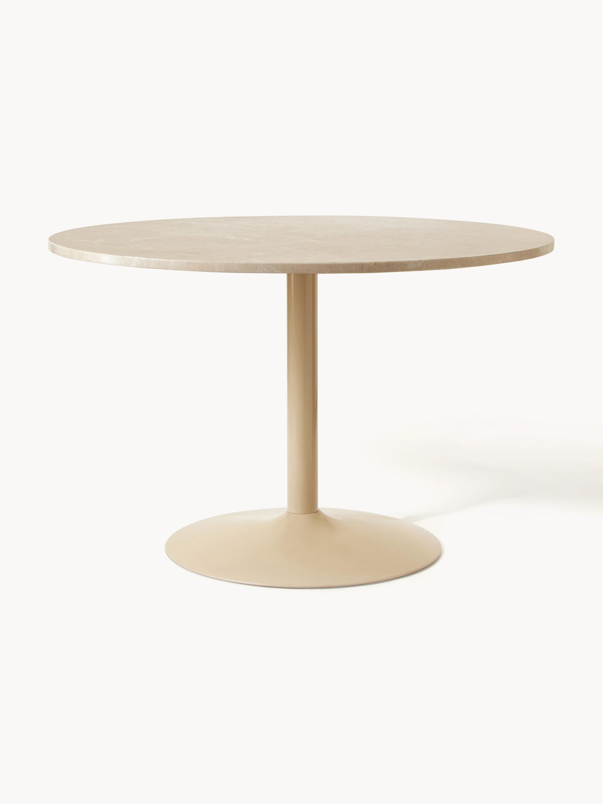 Milatta Oval Dining Table in Marble, 120 x 90 cm