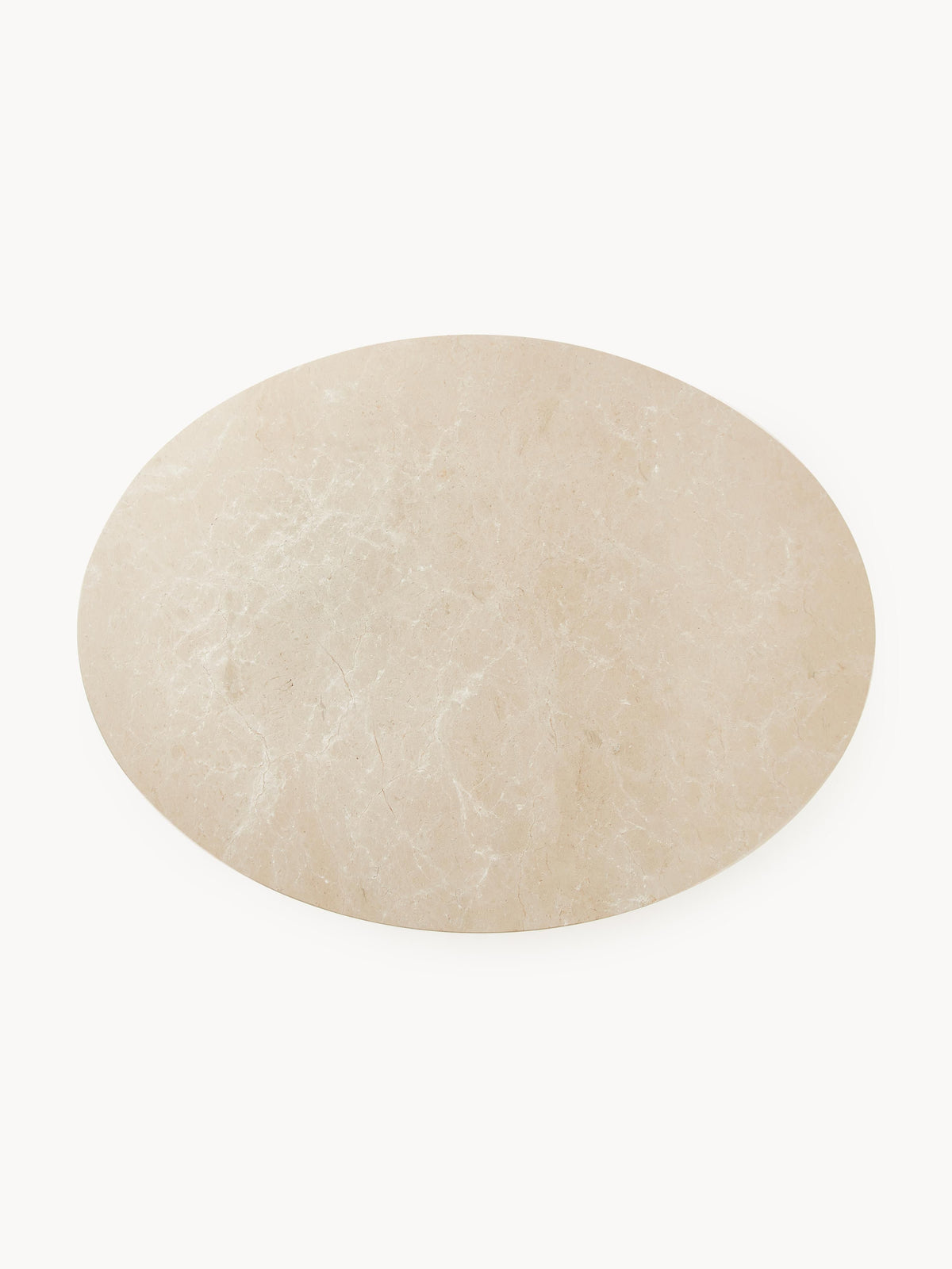 Milatta Oval Dining Table in Marble, 120 x 90 cm