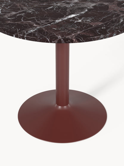 Milatta Round Marble Dining Table, Ø 90 cm