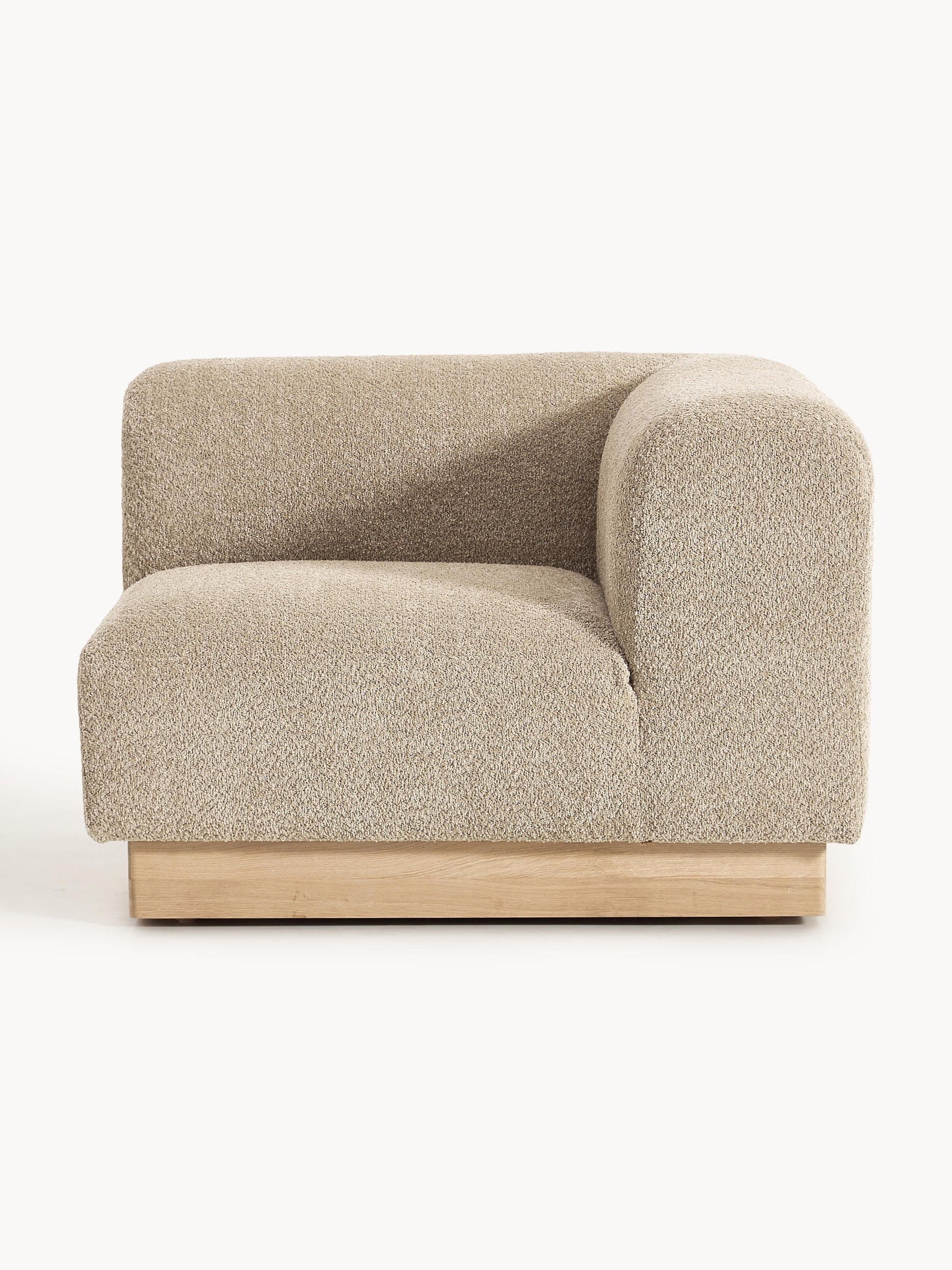 Natvern Teddy Bouclé Corner Module