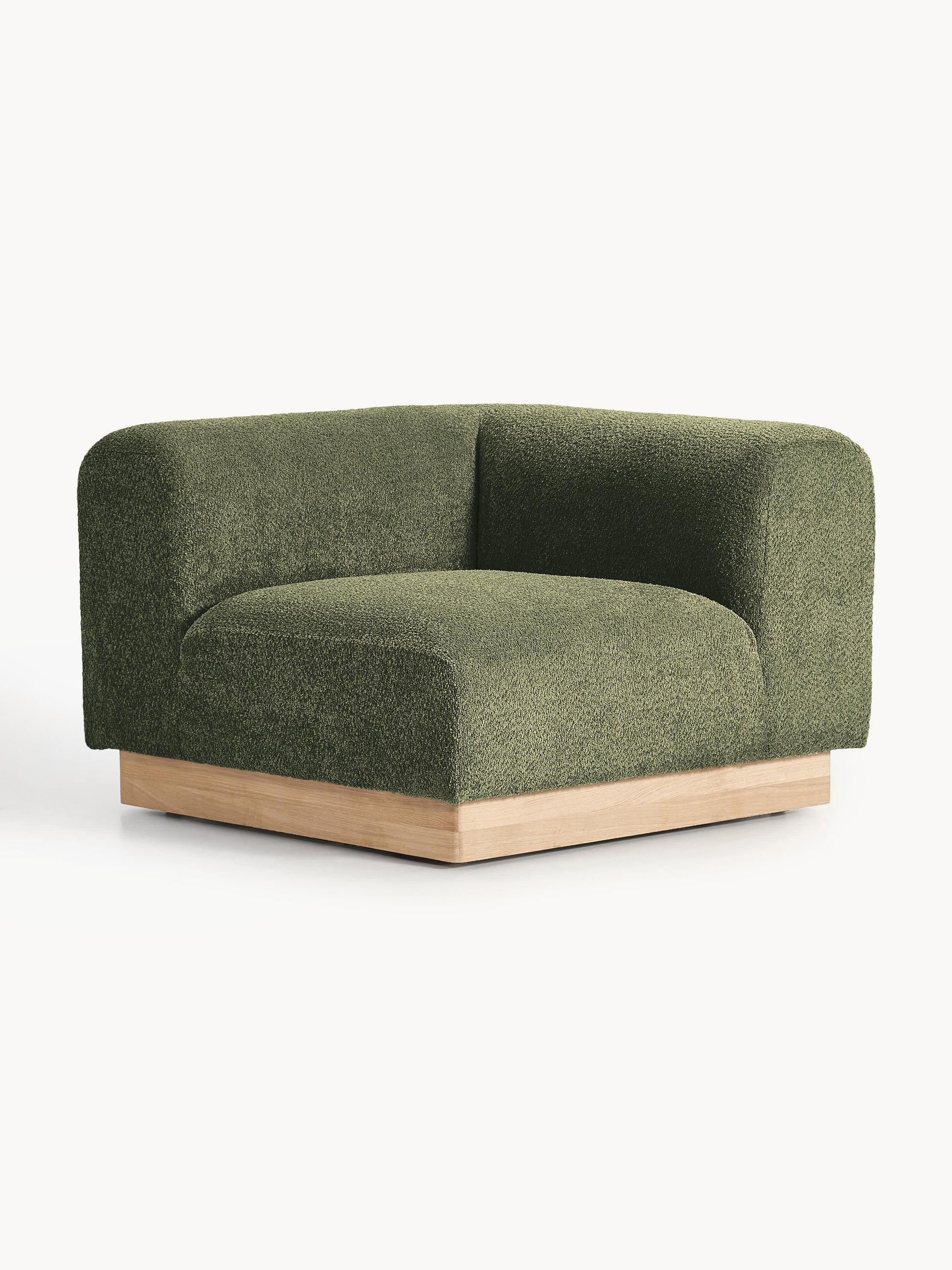 Natvern Teddy Bouclé Corner Module