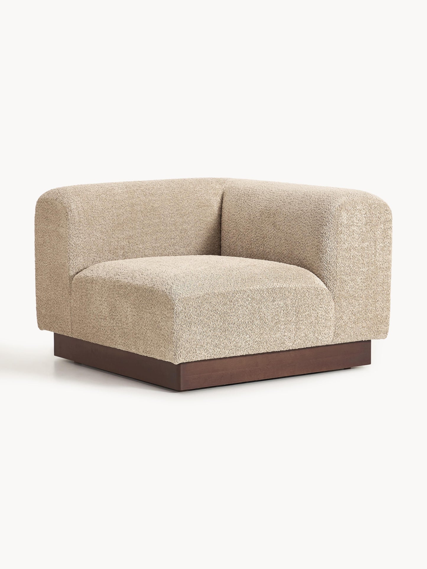 Natvern Teddy Bouclé Corner Module
