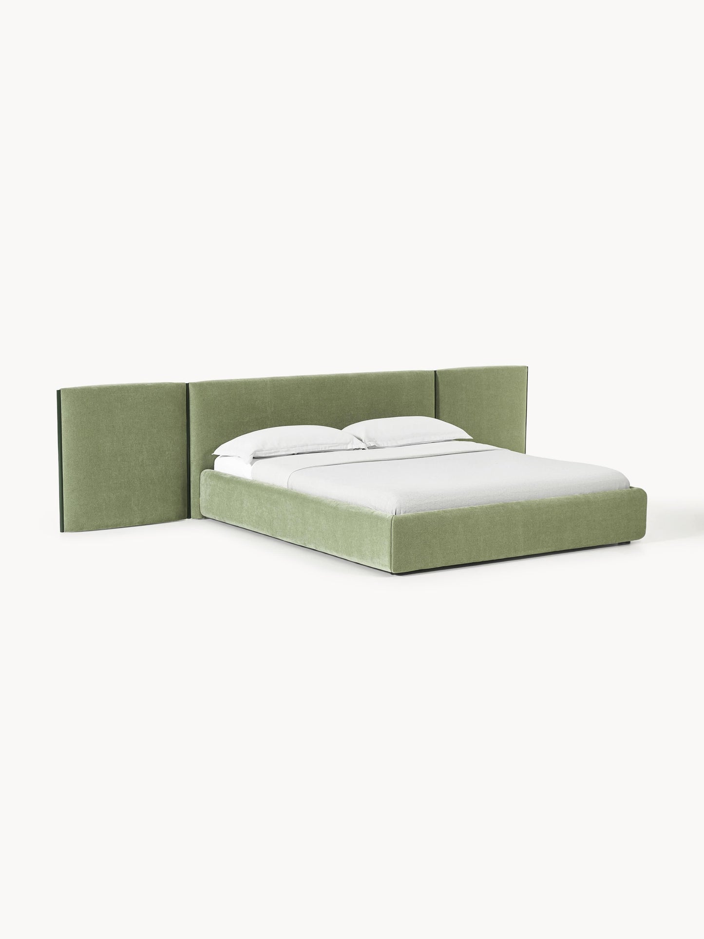 Otseld Upholstered Bed with Folding Headboard