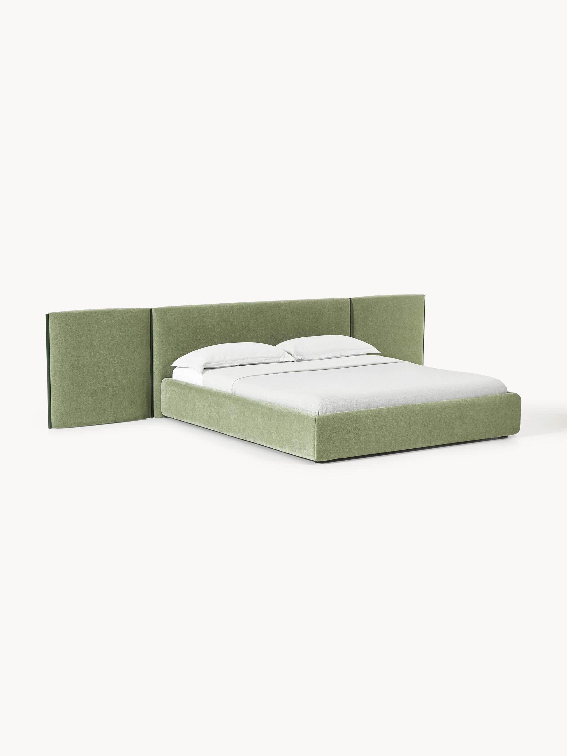 Otseld Upholstered Bed with Folding Headboard