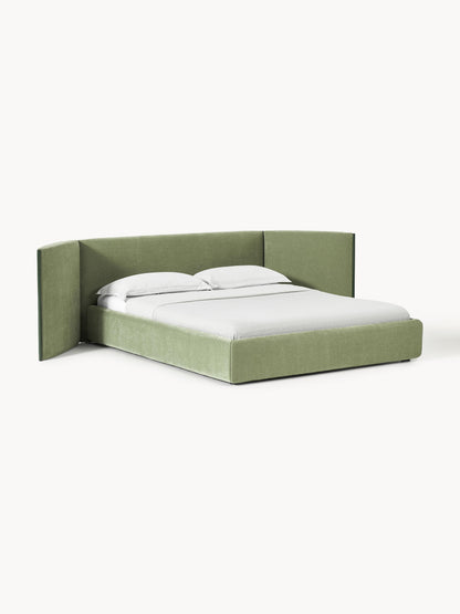 Otseld Upholstered Bed with Folding Headboard