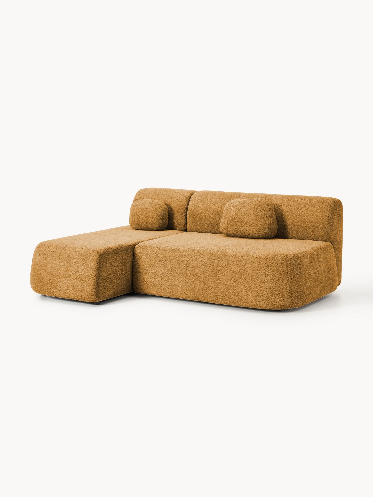 Paoilo Teddy Bouclé Sofa Bed with Storage