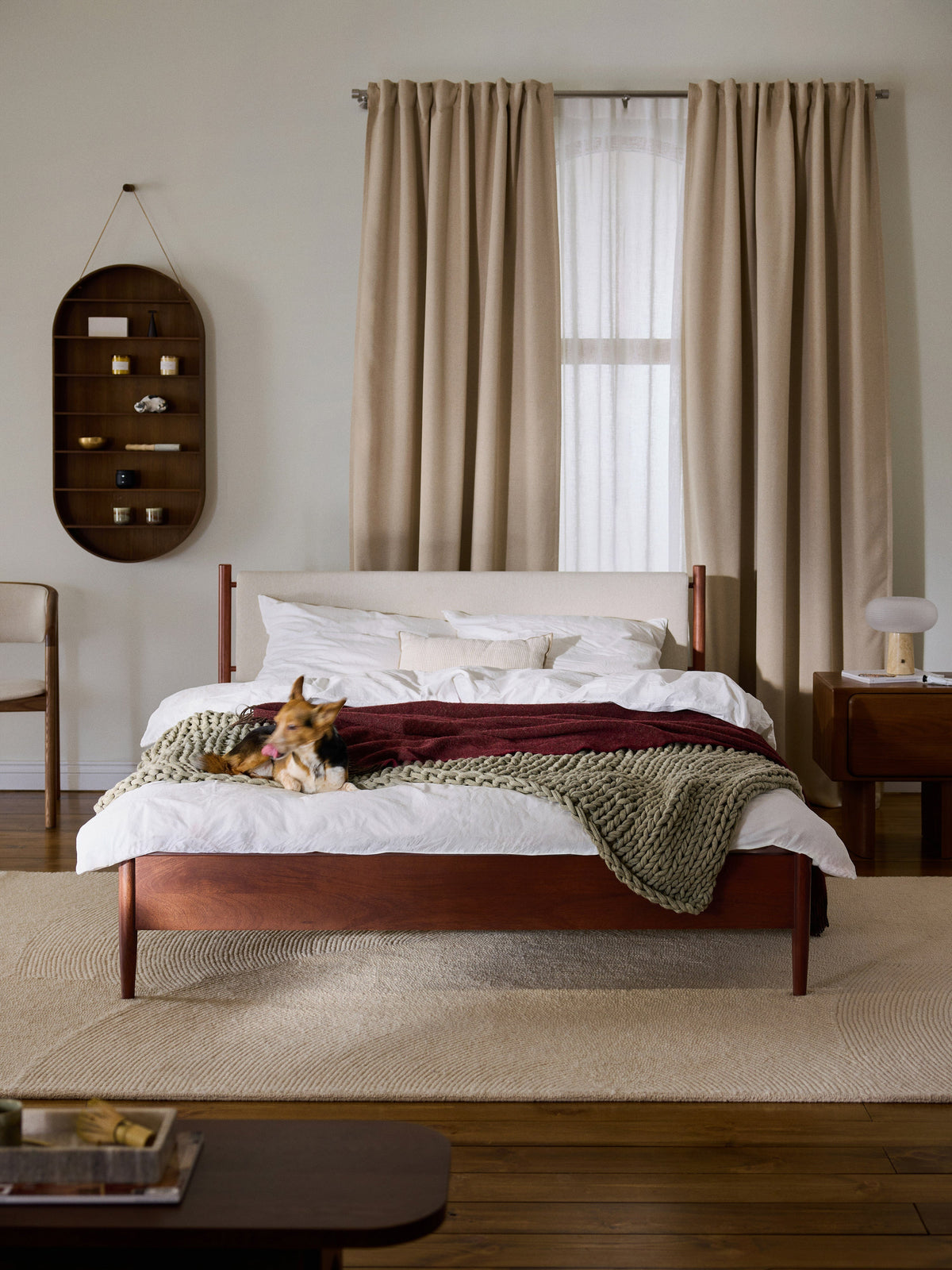 Paulvin Mango Wood Bed