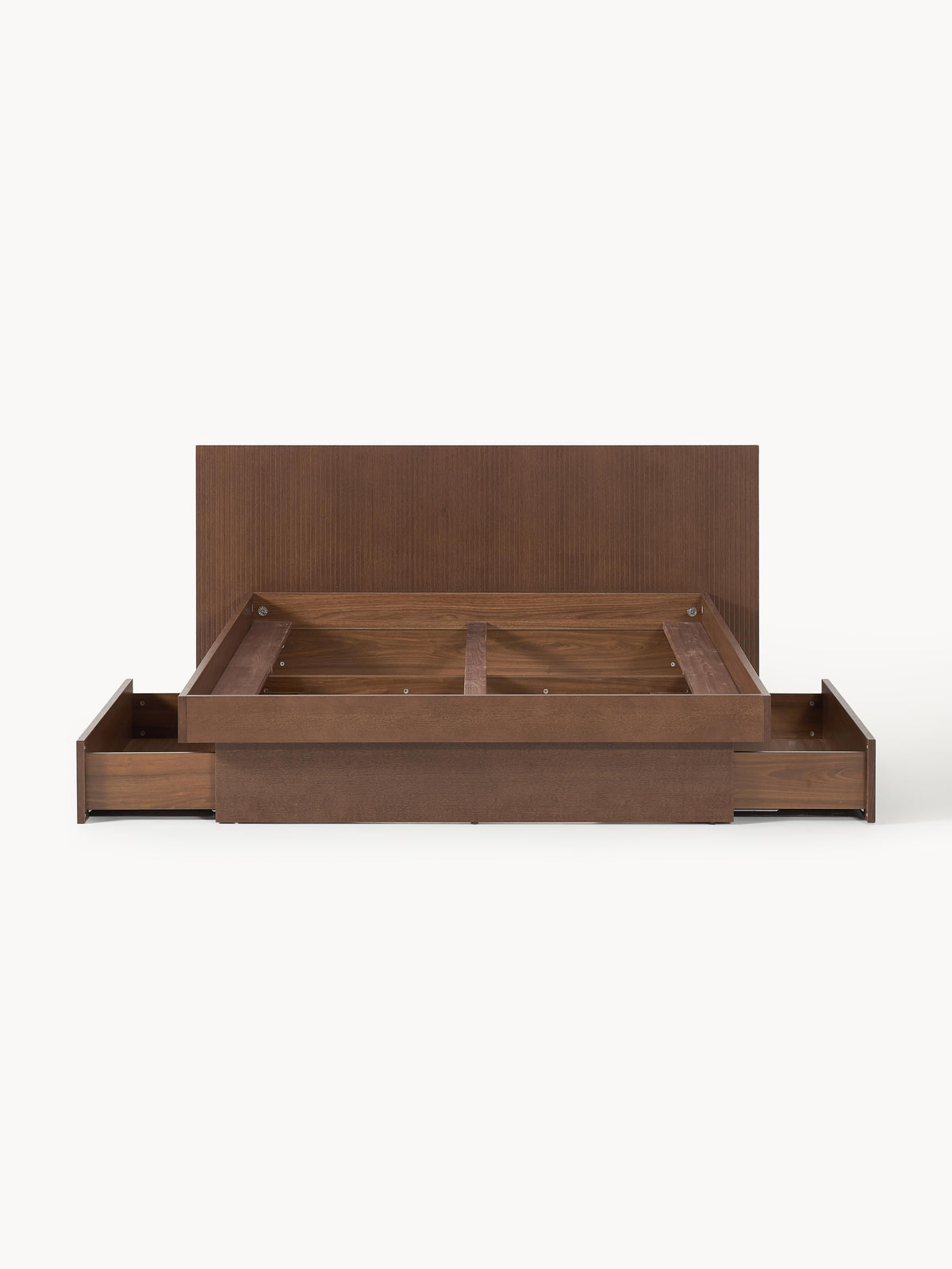 Satorno Wooden Bed with Headboard and Drawers