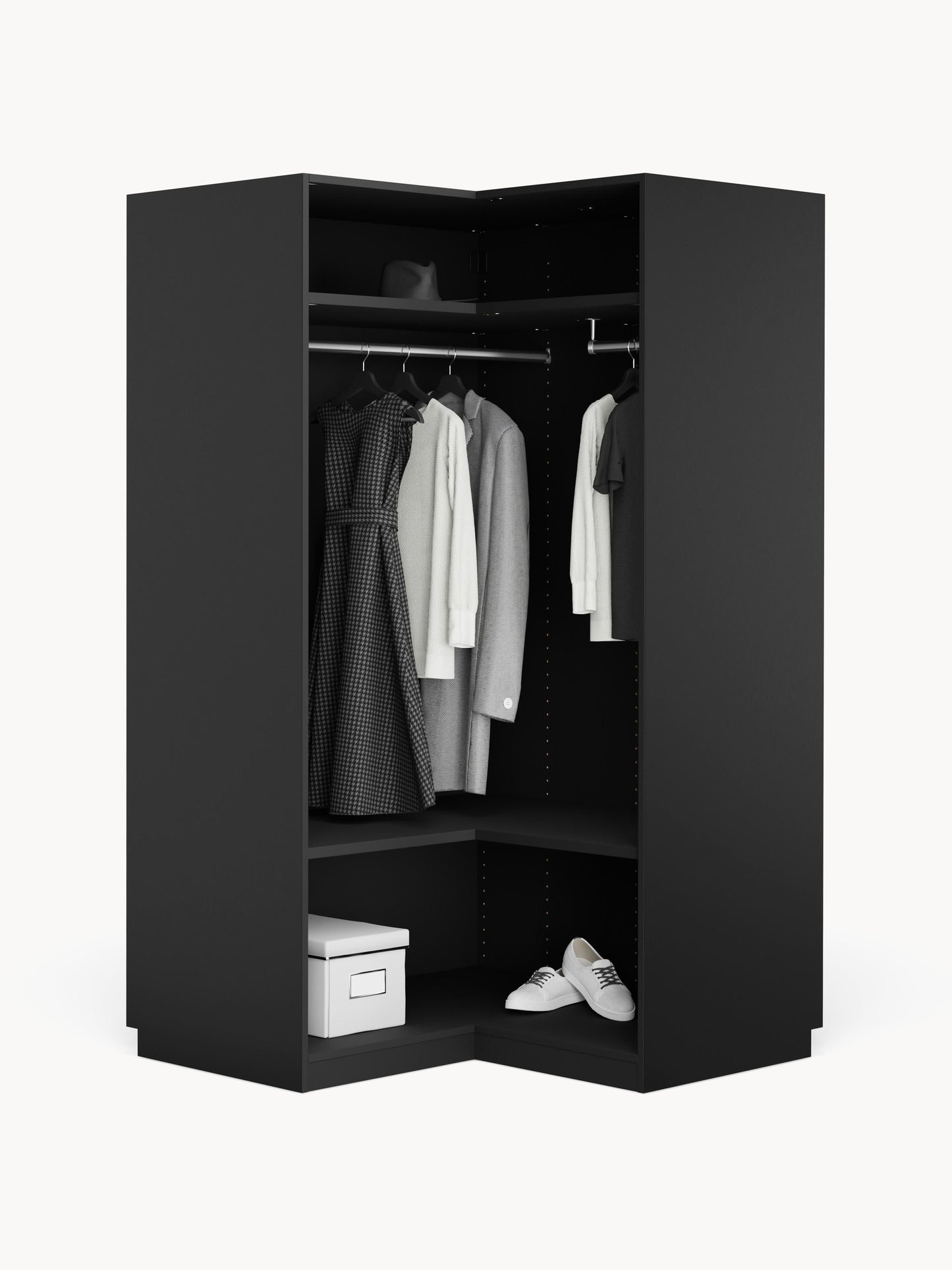 Simalba Modular Corner Wardrobe, 115 cm Wide