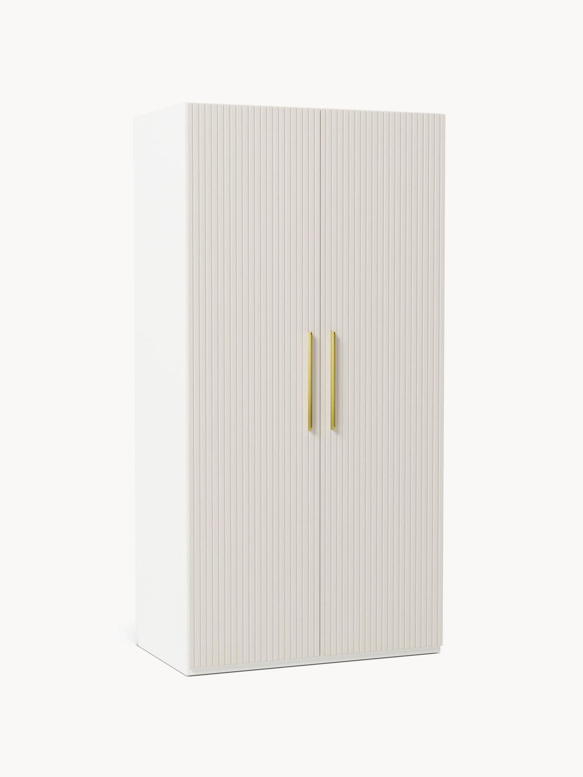 Simalba Modular Hinged-Door Wardrobe, 100 cm Wide, in Various Sizes