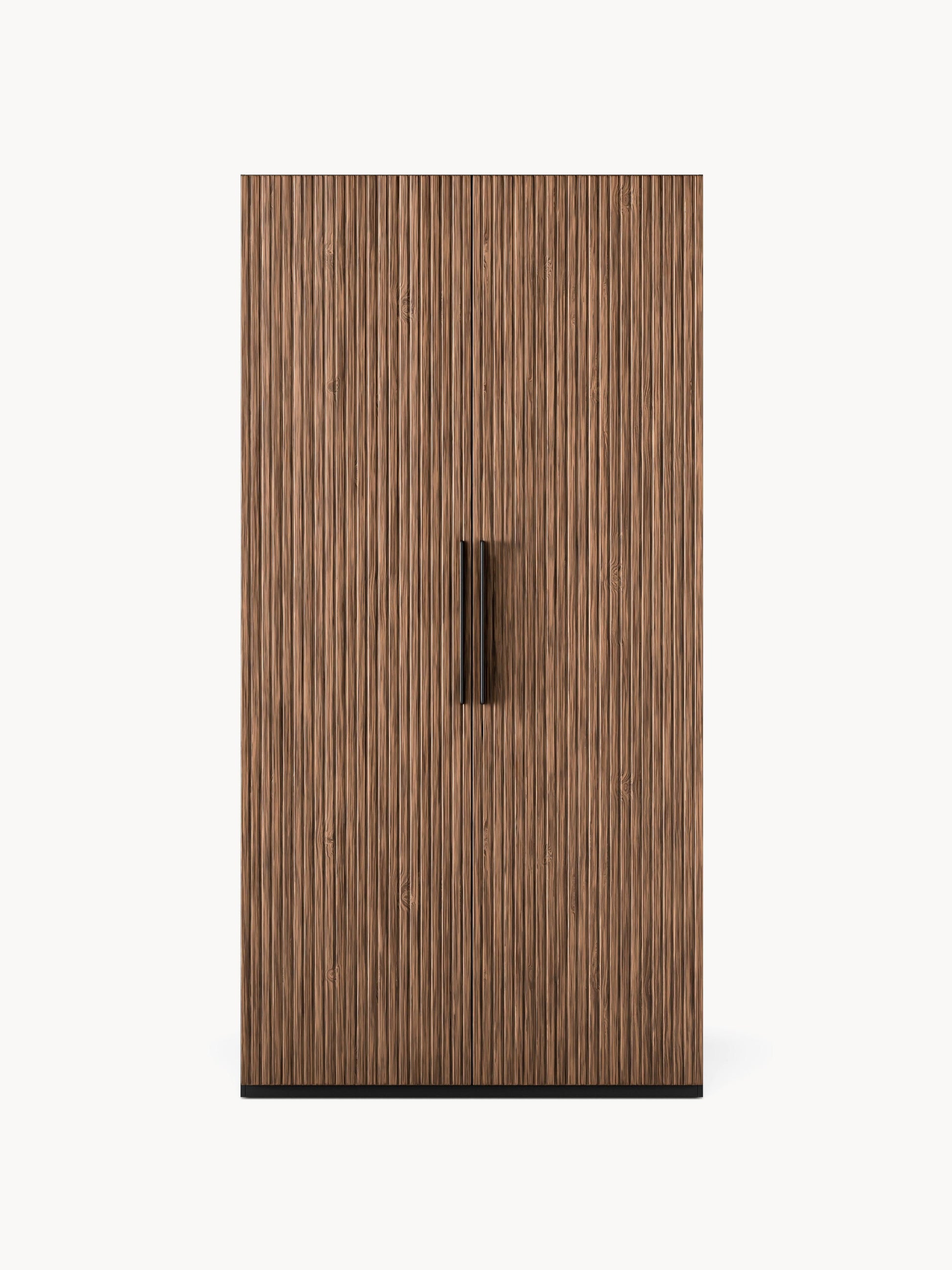 Simalba Modular Hinged-Door Wardrobe, 100 cm Wide, in Various Sizes