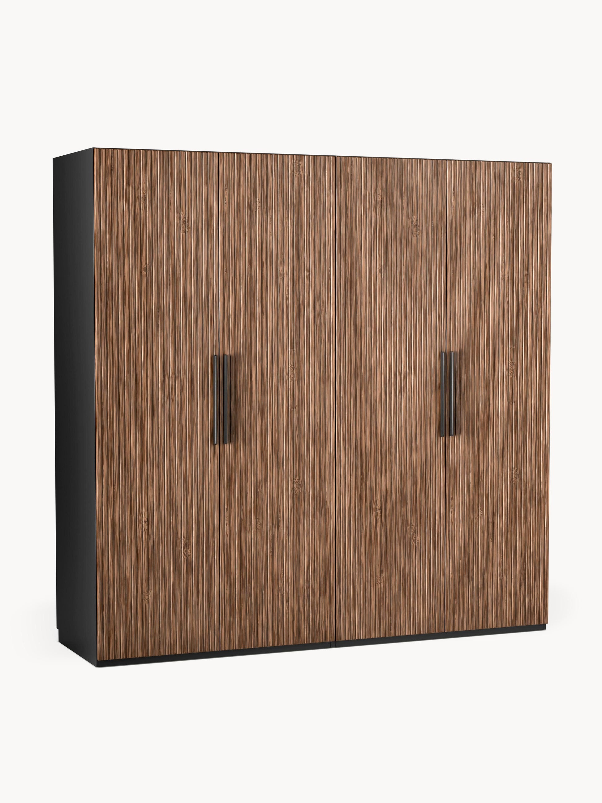 Simalba Modular Hinged-Door Wardrobe, 200 cm Wide, in Various Sizes