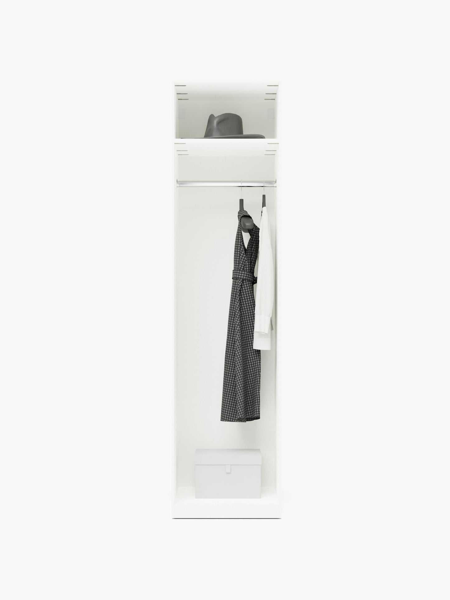 Simalba Modular Hinged-Door Wardrobe, 50 cm Wide, in Various Sizes