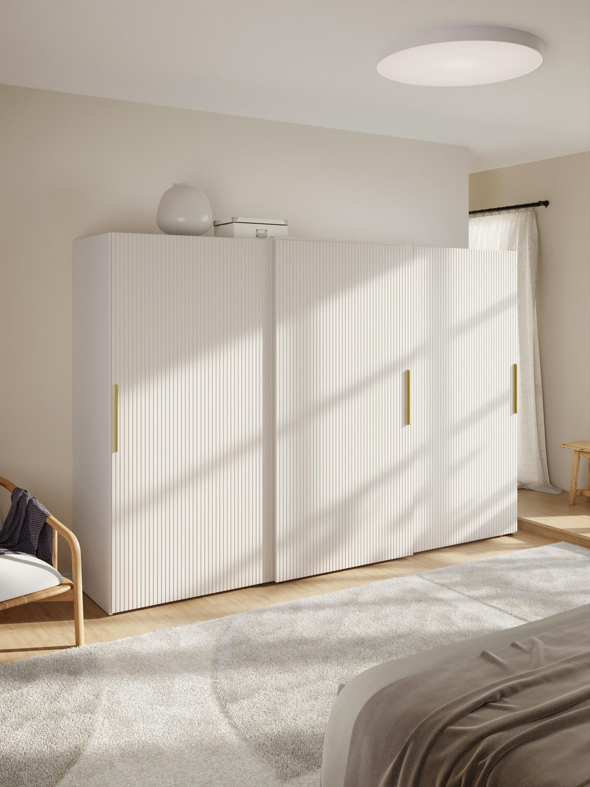 Simalba Modular Sliding-Door Wardrobe, 300 cm Wide, in Various Sizes