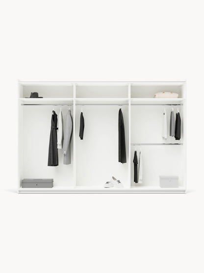 Simalba Modular Sliding-Door Wardrobe, 300 cm Wide, in Various Sizes