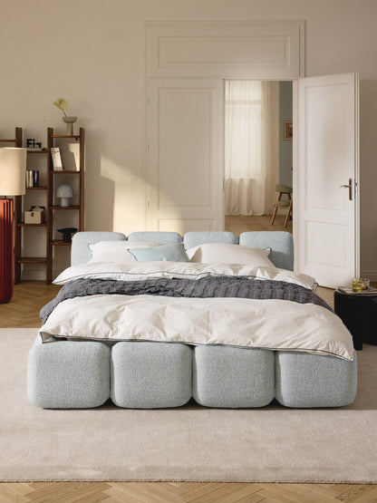 Taylisa Bouclé Upholstered Bed