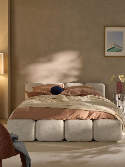 Taylisa Bouclé Upholstered Bed