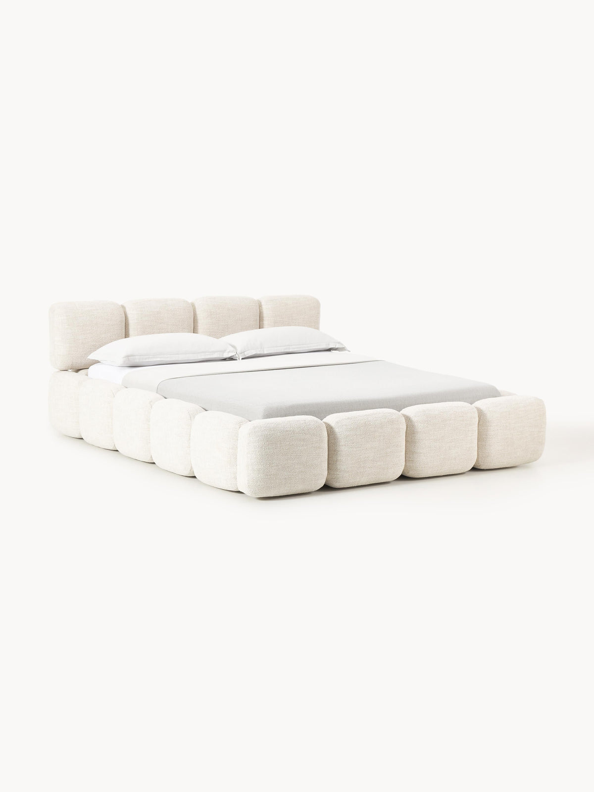Taylisa Bouclé Upholstered Bed with Storage