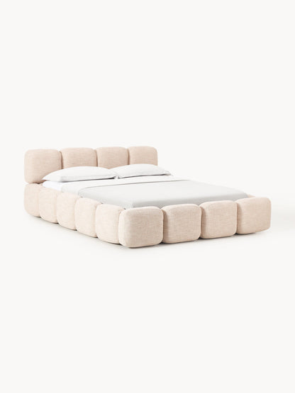Taylisa Bouclé Upholstered Bed with Storage