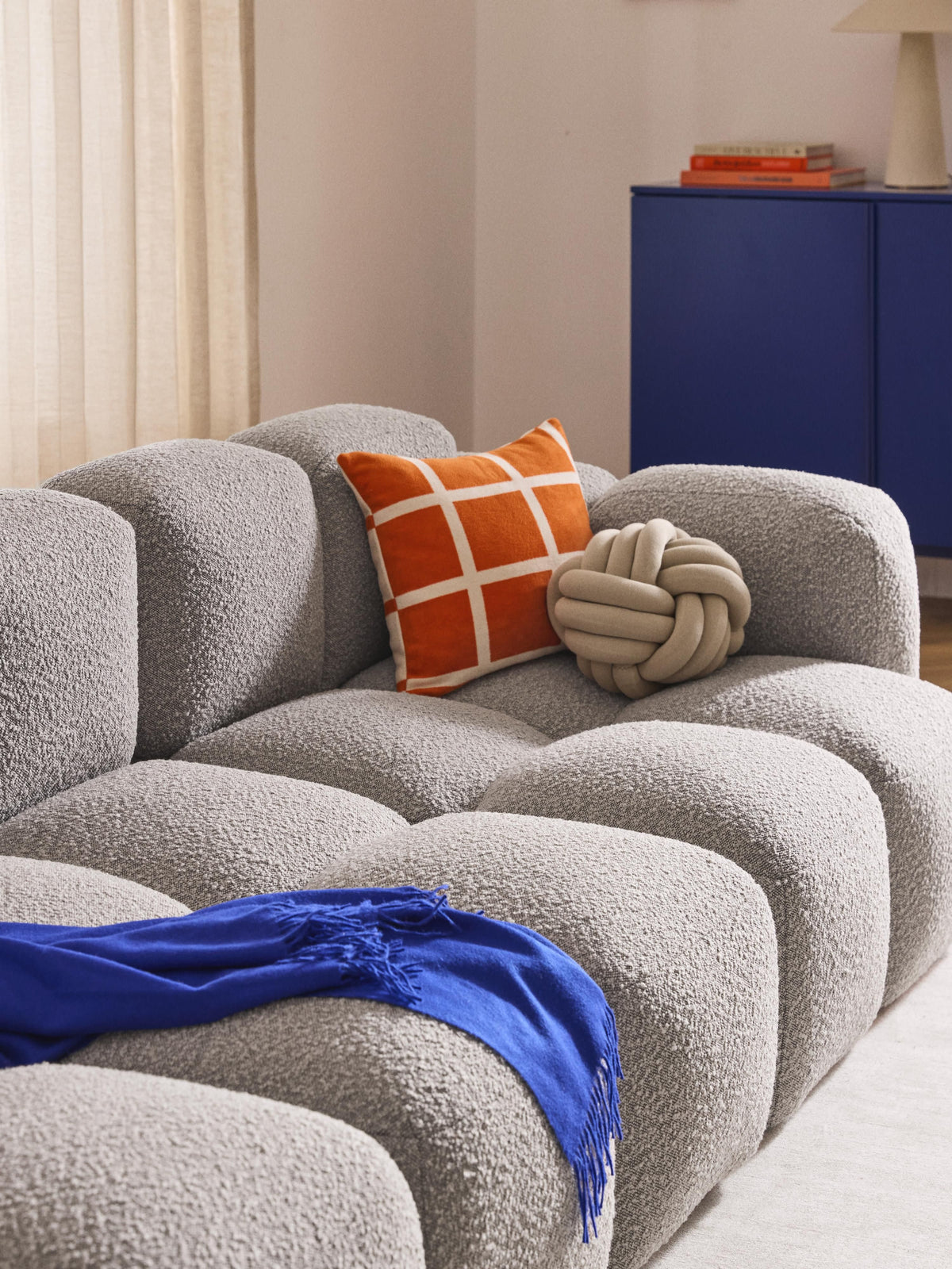 Taylisa Corner Module in Bouclé