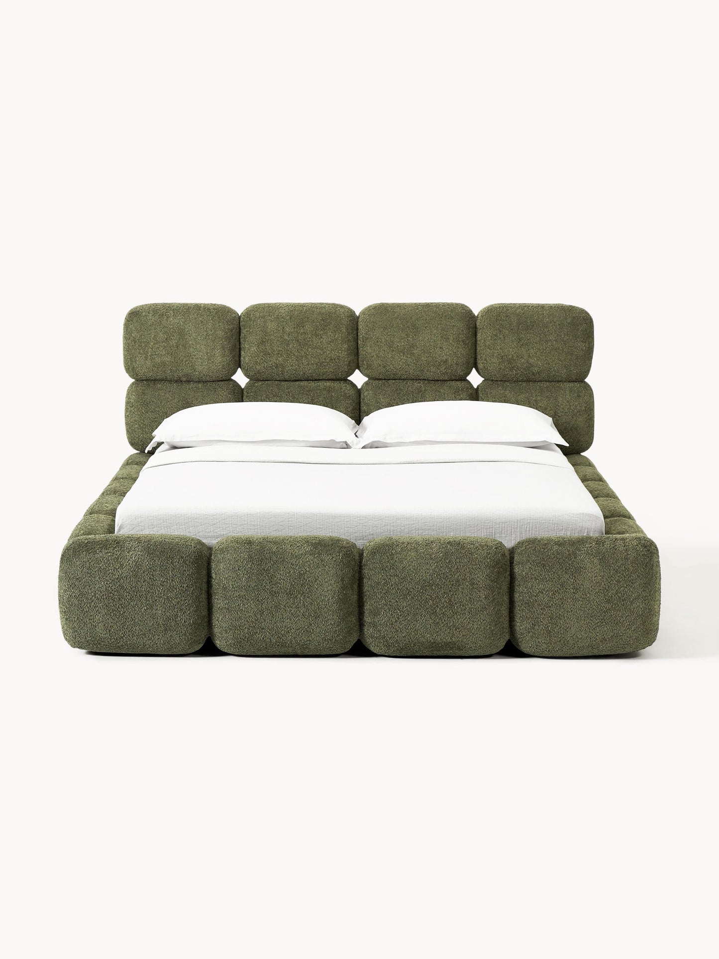 Taylisa Teddy Bouclé Upholstered Bed