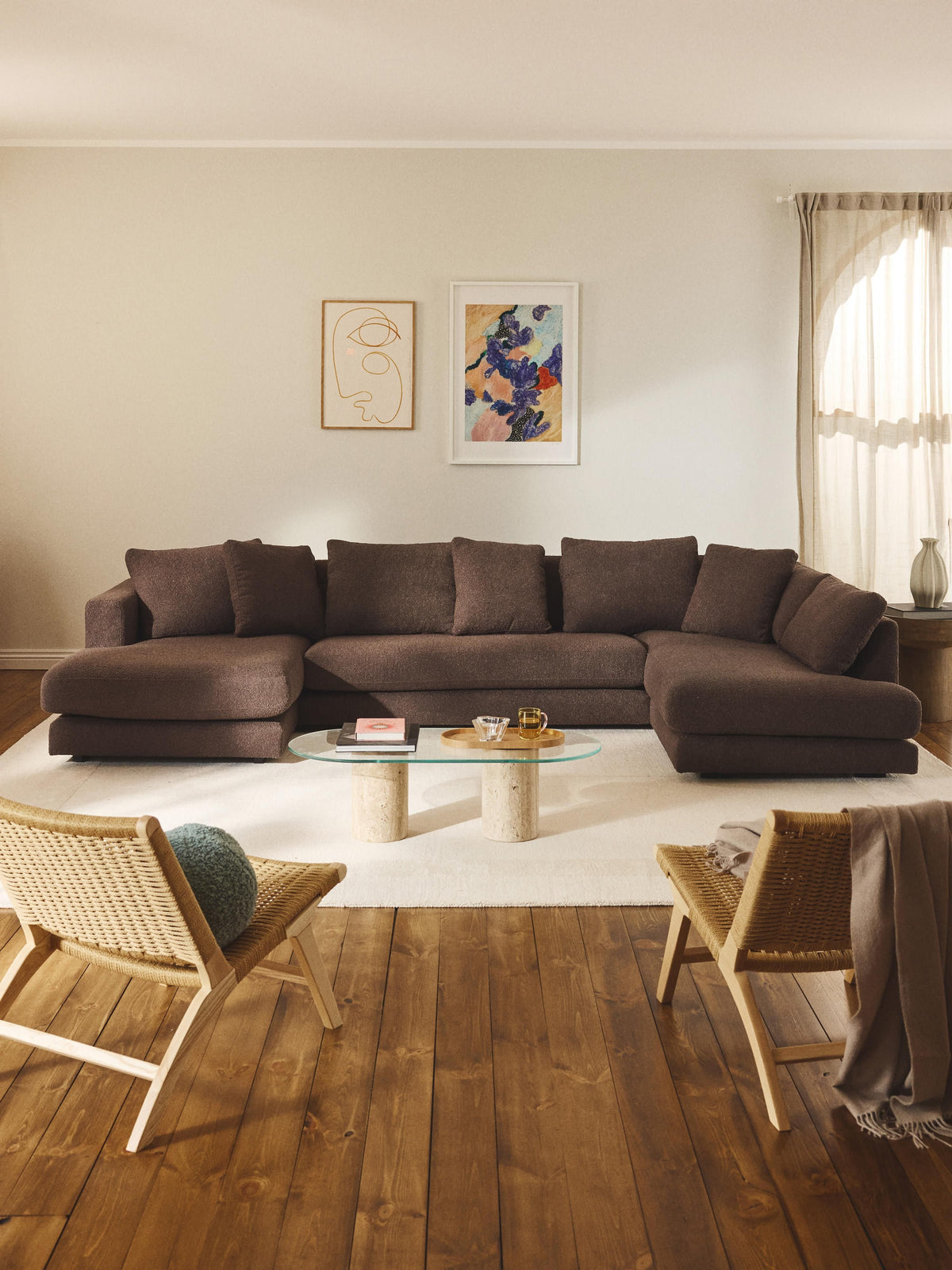 Triboral XL Sofa in Bouclé